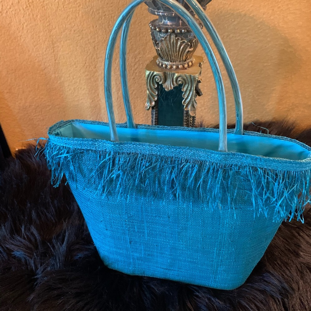 Massimo Straw Purse